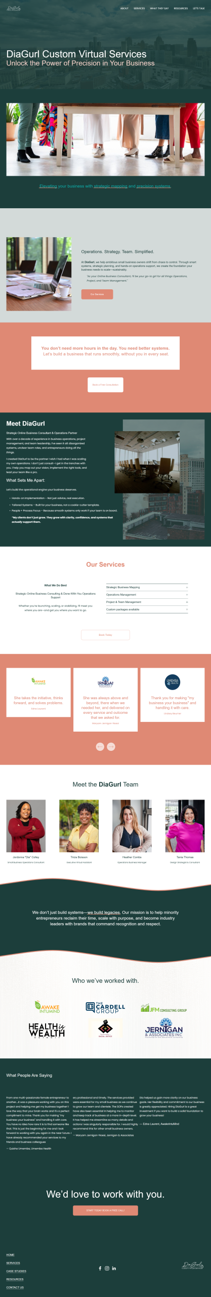 After a TLC redesign of DiaGurl's website
